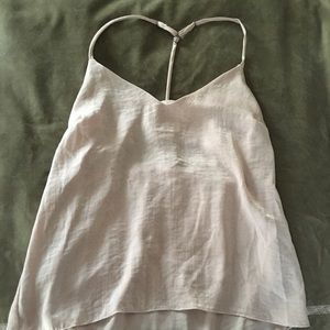 Tillys shiny pink tank top